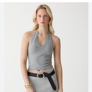 J.Crew NWT Featherweight Cashmere Halter Top